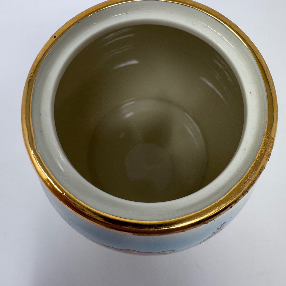 Lenox Disney Classic Pooh Honey Pot Fine Ivory China with Bee Dipper Gold Trim - Picture 9 of 13